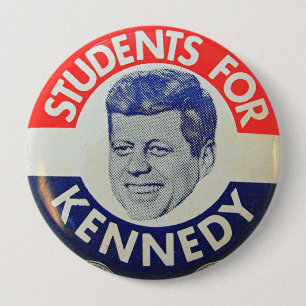 Vote for Kennedy Election Button