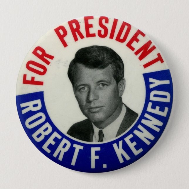 Vote for Kennedy Election Button (Front)