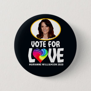 Vote for Marianne Williamson 2020 6 Cm Round Badge