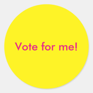 Vote for Me Stickers