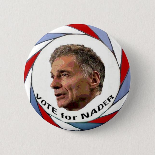 Vote For Nader Button (Front)