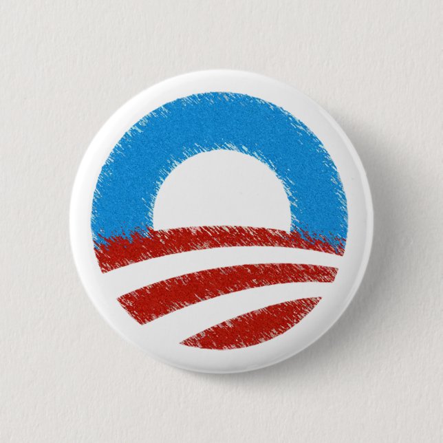 VOTE FOR OBAMA 2012 BUTTON (Front)