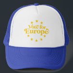 Vote For Our Future Europe Election Democracy Trucker Hat<br><div class="desc">Vote For Our Future Europe Election Democracy Trucker Hat</div>