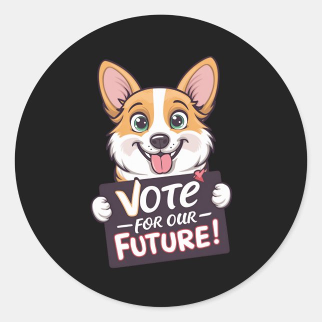 Vote For Our Future Sticker  (Front)