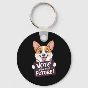 Vote For Our Future Sticker  Key Ring