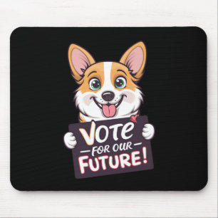 Vote For Our Future Sticker Mouse Pad