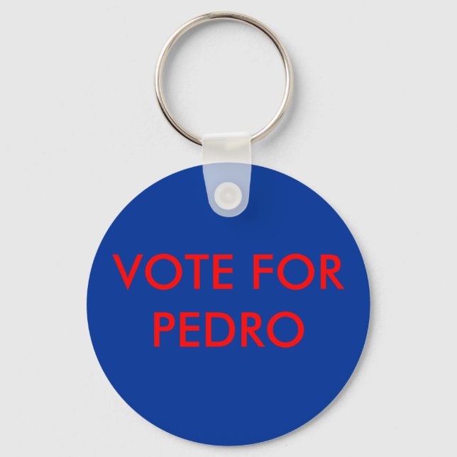 VOTE FOR PEDRO KEY RING (Front)