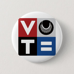 Vote for RBG Equality for All 6 Cm Round Badge
