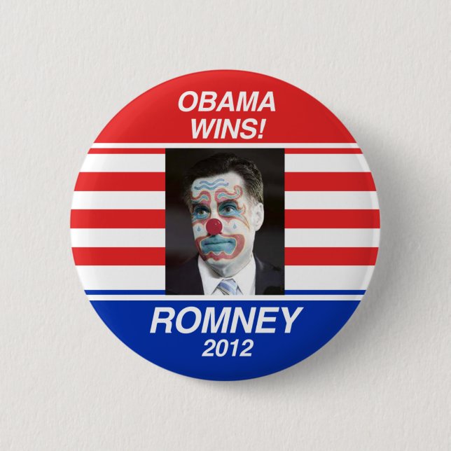 Vote for Romney 6 Cm Round Badge (Front)
