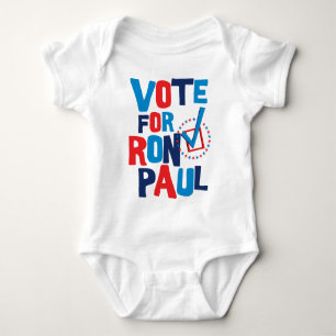 Vote For Ron Paul Election 2012 Baby Bodysuit