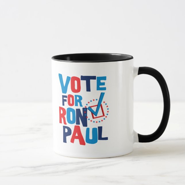 Vote For Ron Paul Election 2012 Mug (Right)
