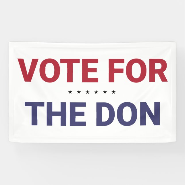 Vote for the Don (2020 US Election) Banner (Horizontal)