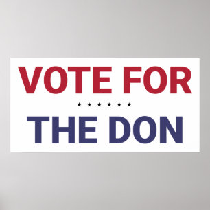 Vote for the Don (2020 US Election) Poster