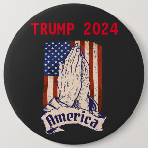 vote for Trump 2024 6 Cm Round Badge