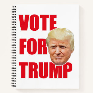 Vote for trump notebook