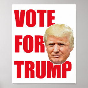 Vote for trump poster