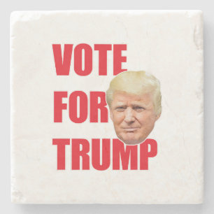 Vote for trump  stone coaster