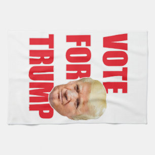 Vote for trump tea towel
