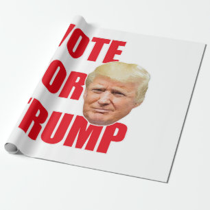 Vote for trump wrapping paper