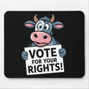 Vote For Your Rights! Sticker1 Mouse Pad
