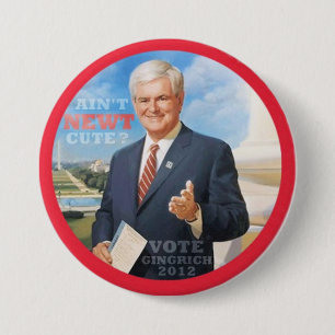 Vote Gingrich 2012 7.5 Cm Round Badge
