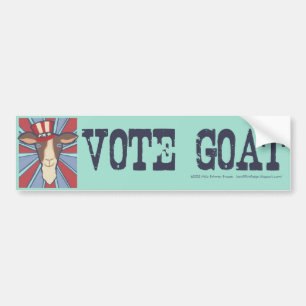 Vote Goat! Bumper Sticker