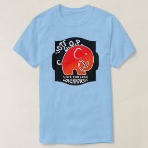Vote GOP for Less Government (Men's T-Shirt) T-Shirt