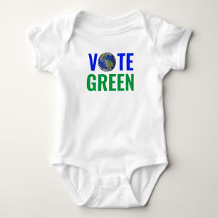 VOTE GREEN Joe Biden Kamala Harris U.S. Election Baby Bodysuit