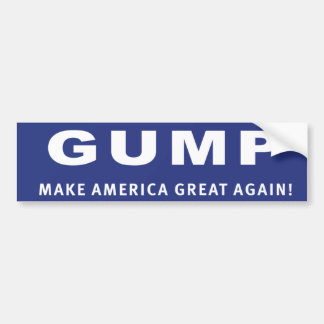 Vote Gump! Donald Trump election sticker