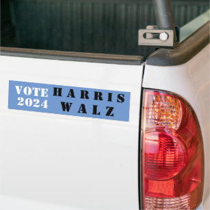 VOTE HARRIS AND WALZ  bumper sticker