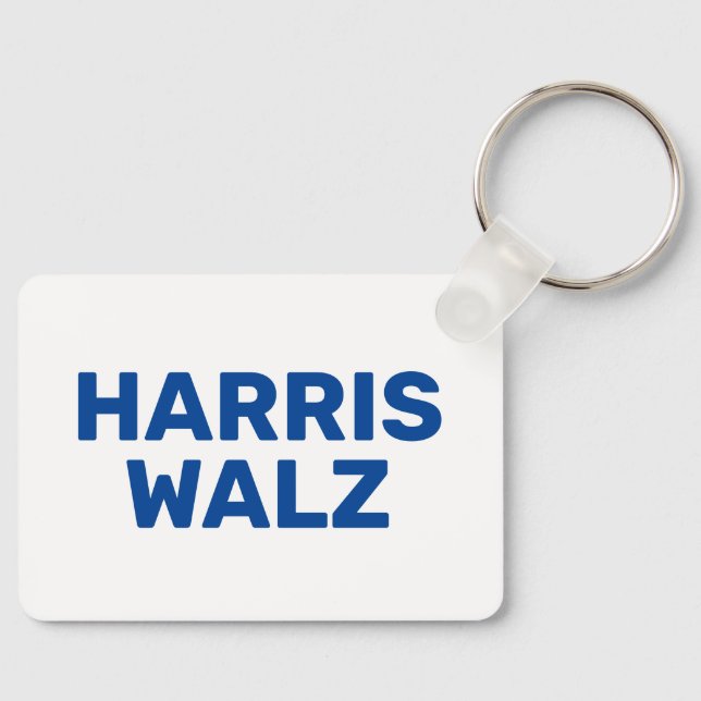 Vote Harris Walz 2024 Key Ring (Front)