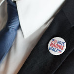 Vote Harris Walz American Flag Democrat Donkey 6 Cm Round Badge<br><div class="desc">Vote for Harris Walz buttons with the American flag and democrat donkey in red,  white,  and blue. Kamala Harris and Tim Walz for president and vice president as the democratic party candidates in this cool,  patriotic design for the 2024 election.</div>
