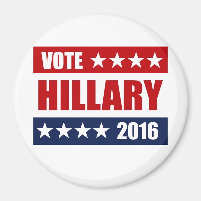 VOTE HILLARY 2016.png Magnet (Front)