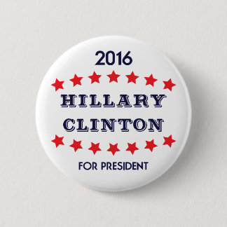 Vote Hillary Clinton for President 2016 Button
