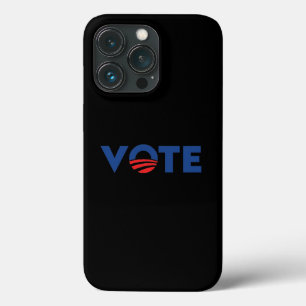 Vote hope red black and blue typography democrat iPhone 13 pro case