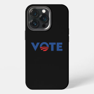 Vote hope red black and blue typography democrat iPhone 13 pro case