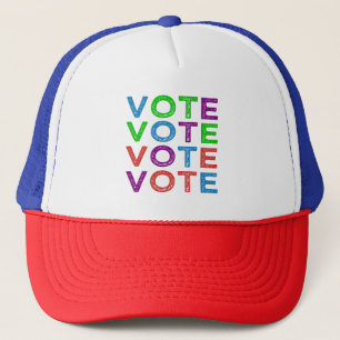 VOTE in Multi-colours Trucker Hat