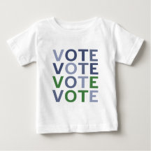 VOTE in Shades of Blue and Green