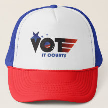 Vote - it counts trucker hat
