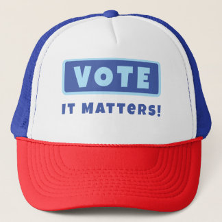 Vote, It Matters! Trucker Hat
