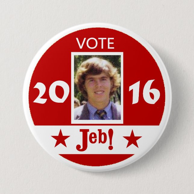 Vote Jeb 2016 7.5 Cm Round Badge (Front)