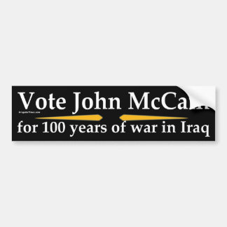 Vote John McCain bumper sticker