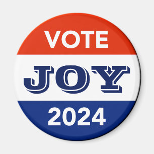 Vote Joy 2024 Harris Walz Magnet