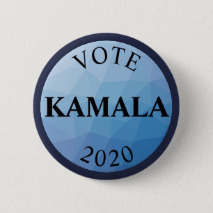 Vote Kamala Harris 2020 Blue 6 Cm Round Badge