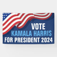 Vote Kamala Harris for President 2024 Blue