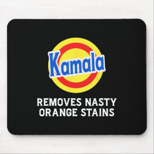 Vote Kamala Removes Nasty Orange Stains Detergent  Mouse Pad