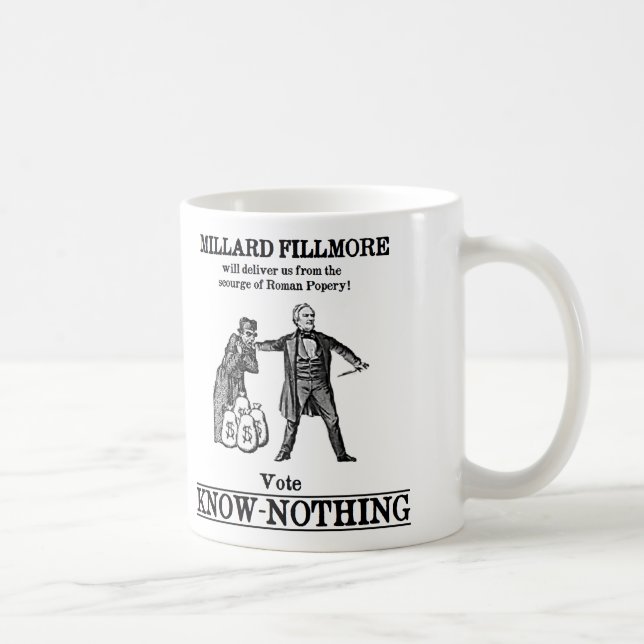 Vote Know Nothing Coffee Mug (Right)