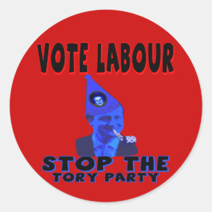 Vote Labour Classic Round Sticker