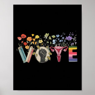 Vote Like Ruth Sent You Flowers Feminist Lgbt Prid Poster