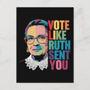Vote Like Ruth Sent You Postcard